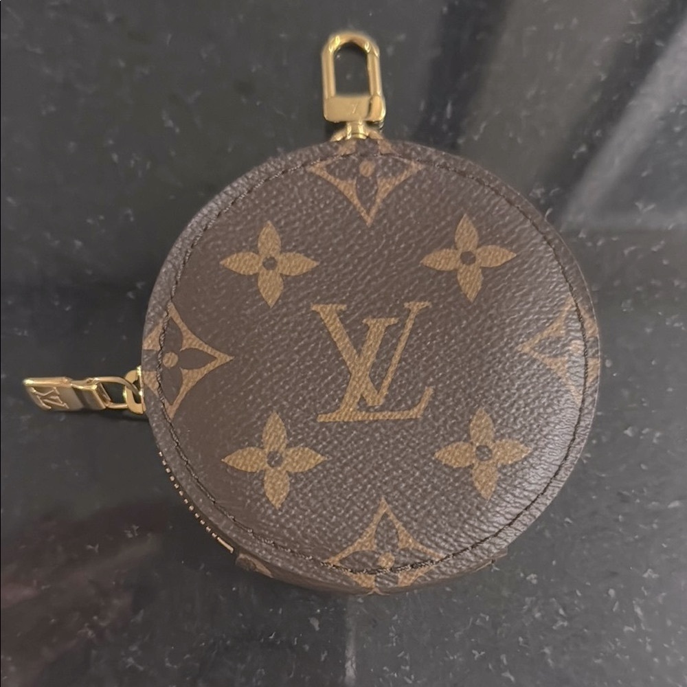 🤎Louis Vuitton Brown Monogram Round Coin Purse